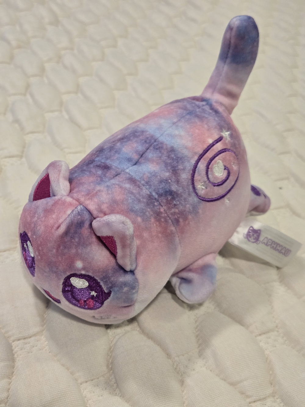 Aphmau MeeMeows Surprise Cat Plush Toy Pink & Purple Galaxy Colors Collectable